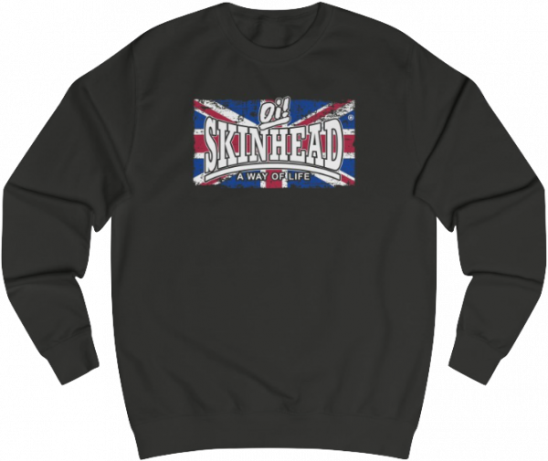 Sweatshirt "Oi! Skinhead A Way Of Life" (M/W-Universalschnitt) -PoD-
