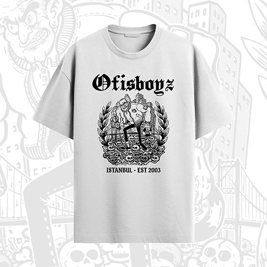 T-Shirt weiss Ofisboyz "Istanbul - Est. 2003" Größe S - 3XL