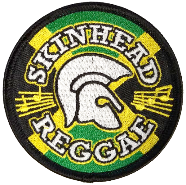 Aufnäher (gestickt) "Skinhead Reggae Emblem" rund