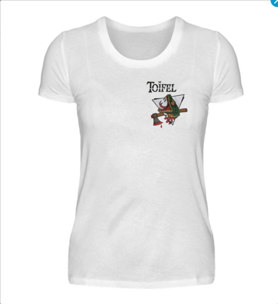 Women's T-Shirt weiss "Toifel - Fi*** Euch Alle!" Größe S - XL