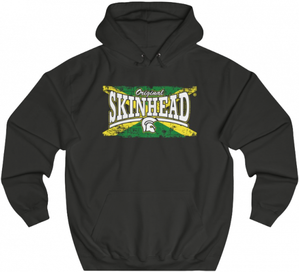 Kapuzenpulli "Original Skinhead Jamaica Flag" (M/W-Universalschnitt) -PoD-