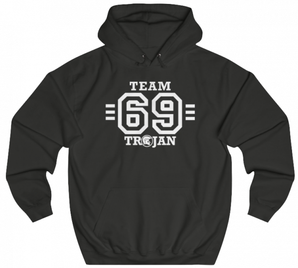 Kapuzenpulli "Team Trojan 69" (M/W-Universalschnitt) -PoD-