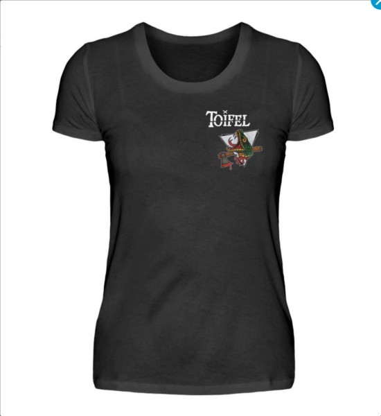 Women's T-Shirt schwarz "Toifel - Für immer Euer Feind!" Größe S - XL