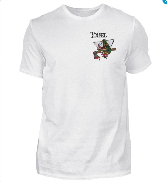 T-Shirt weiß "Toifel - Fi*** Euch Alle!" Größe S - 5XL