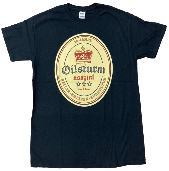T-Shirt "Oi!Sturm asozial – Sex & Bier"