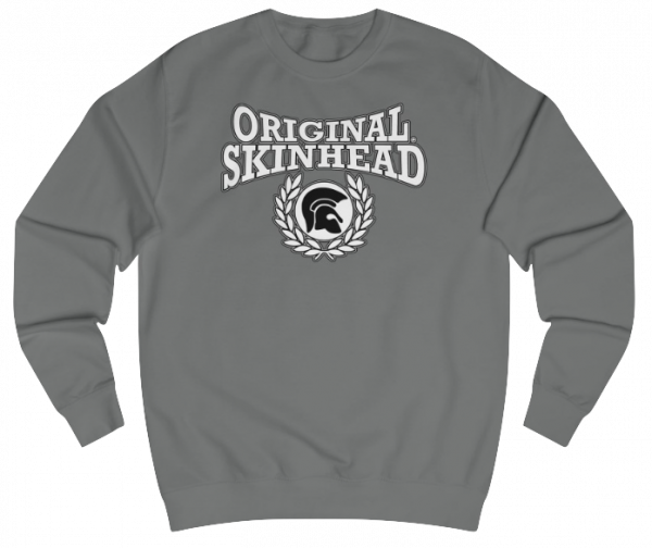 Sweatshirt "Original Skinhead Trojan Helmet" (M/W-Universalschnitt) -PoD