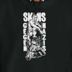 Kapuzenpulli "Skins gegen Nazis" (M/W-Universalschnitt) -PoD-